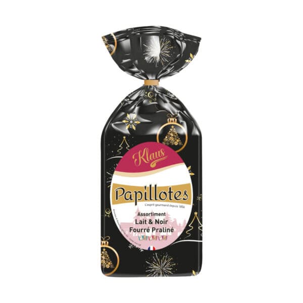 Papillotes chocolat noir assorties 320g