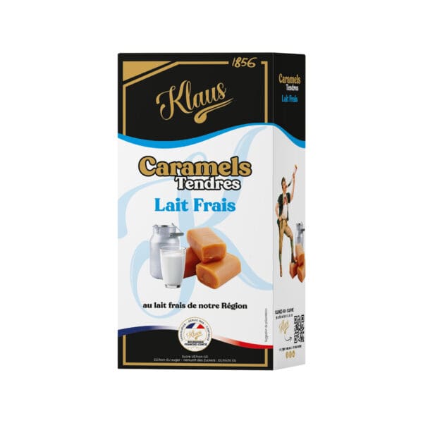 Caramels au lait frais de Franche-Comté 160g