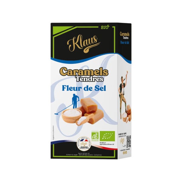 Caramels bio à la fleur de sel 160g