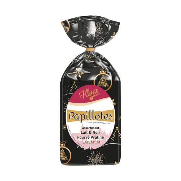 Papillotes chocolat noir assorties 320g