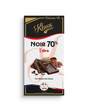 Tablette Or noir 70% extra 100g