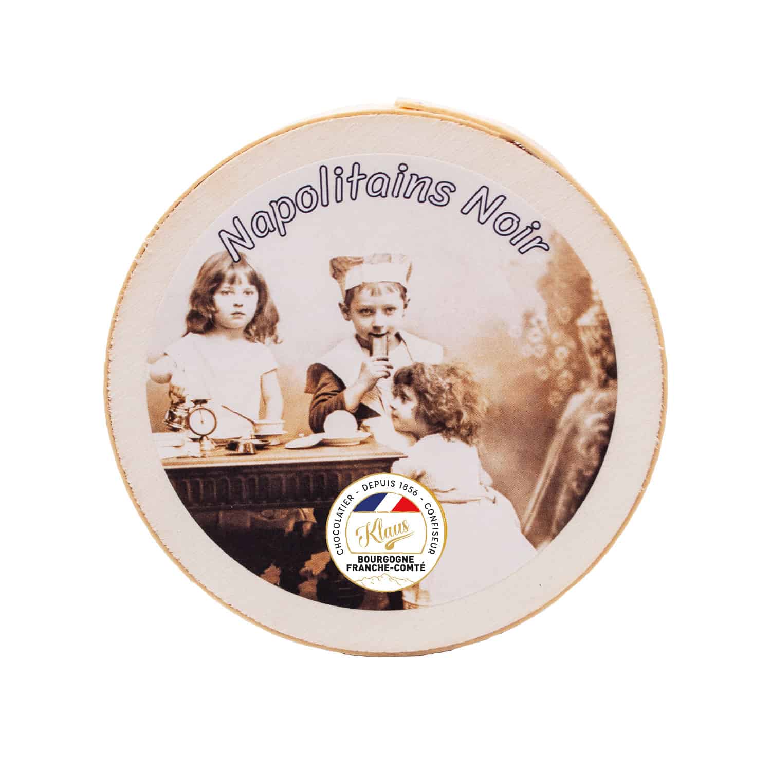 Napolitains noir 70% extra en boite tradition 150g – Image 2