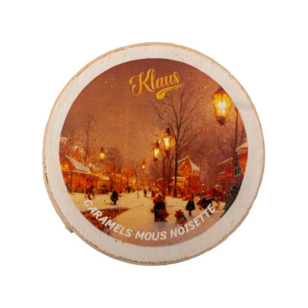 Caramels mous à la noisette en boite tradition festive 60g – Image 2