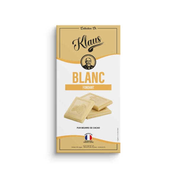 Tablette Or chocolat blanc 100g