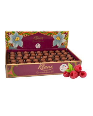 Boules Noir 50% fourrées crème confiseur framboise 1kg