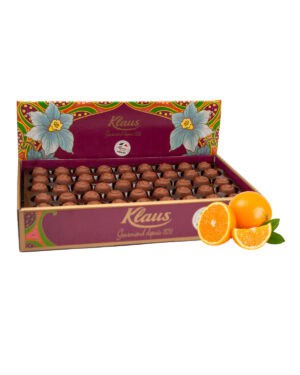 Boules noir 50% fourrées crème confiseur orange1kg