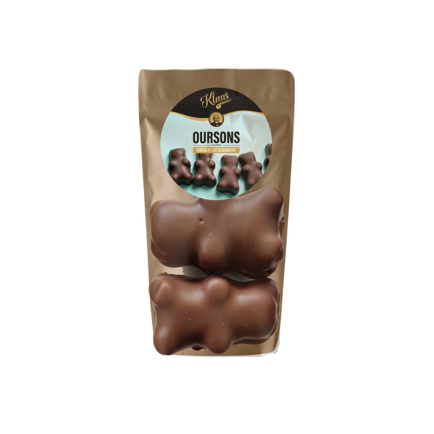 4 Oursons Guimauve au Chocolat au Lait