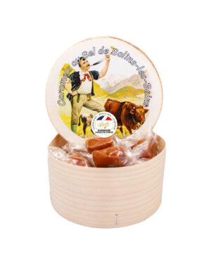 Caramels au sel de Salins-les-Bains en boite tradition 160g