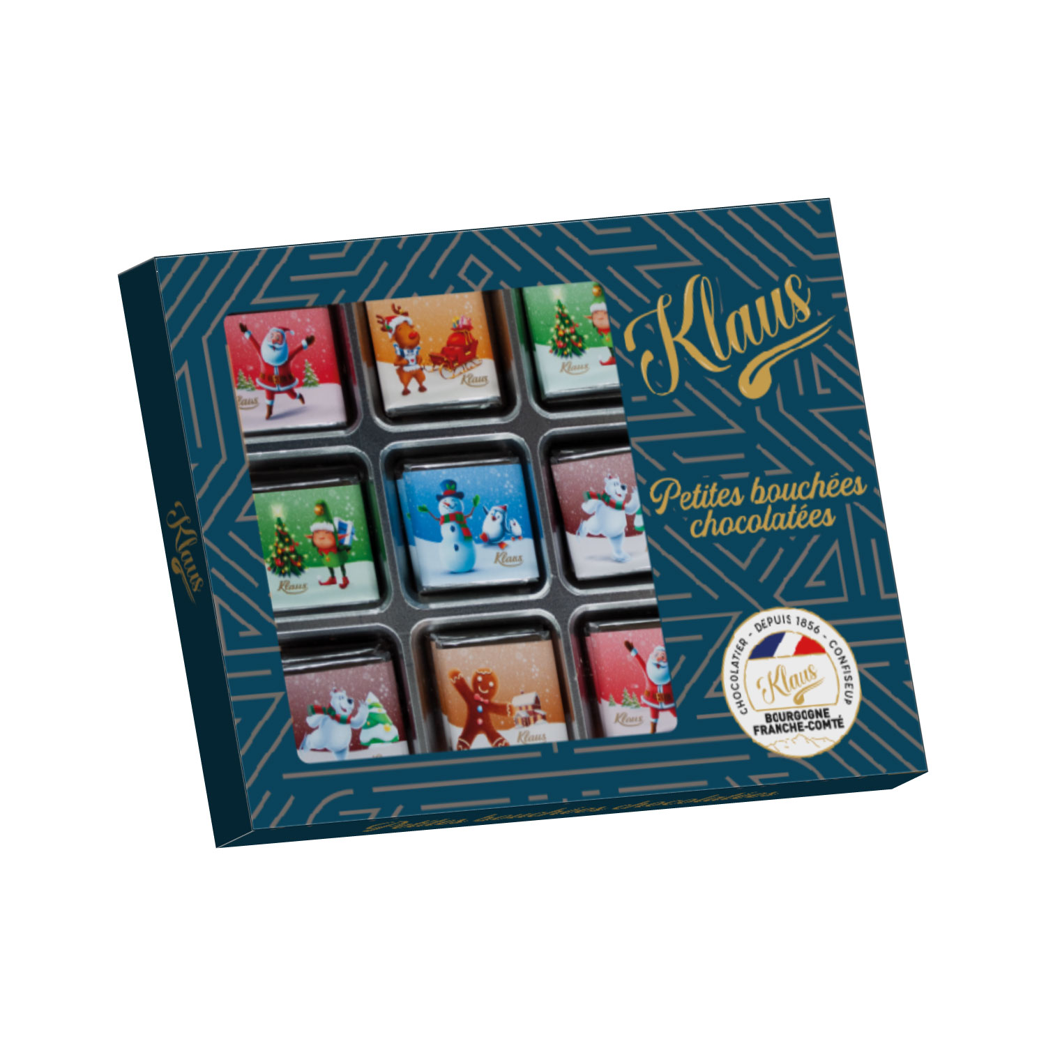 24 napolitains de noël assortis 120g