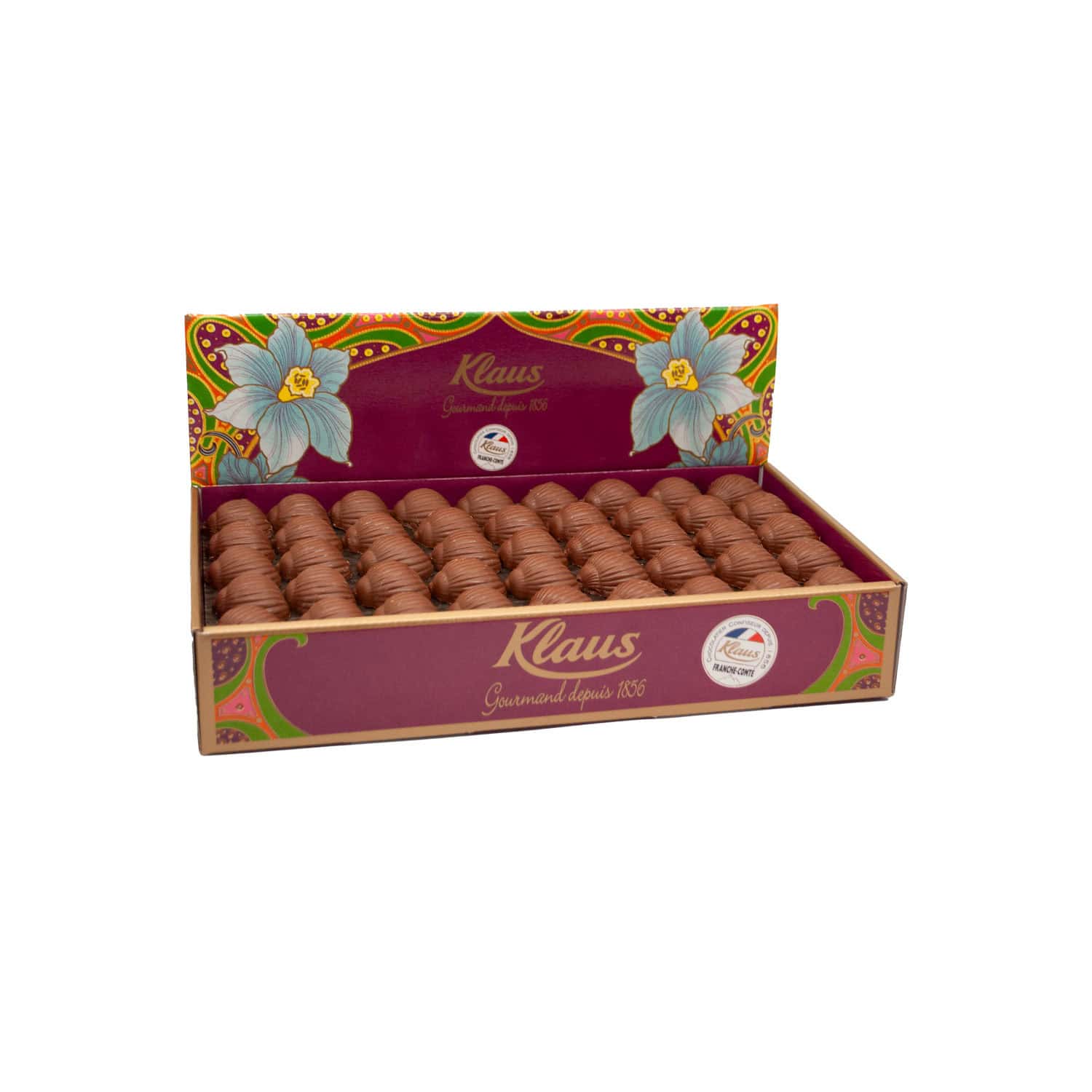 Escargots lait 30% fourrés praliné 1kg