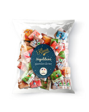 Napolitains de Noël assortis en sachet 200g