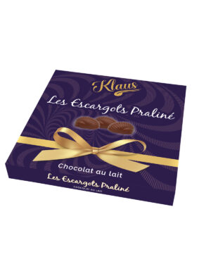 24 Escargots lait fourrés praliné 250g