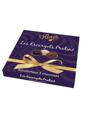 24 Escargots assortis fourrés praliné 250g