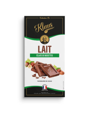 Tablette Or lait 30% éclats de noisette 100g
