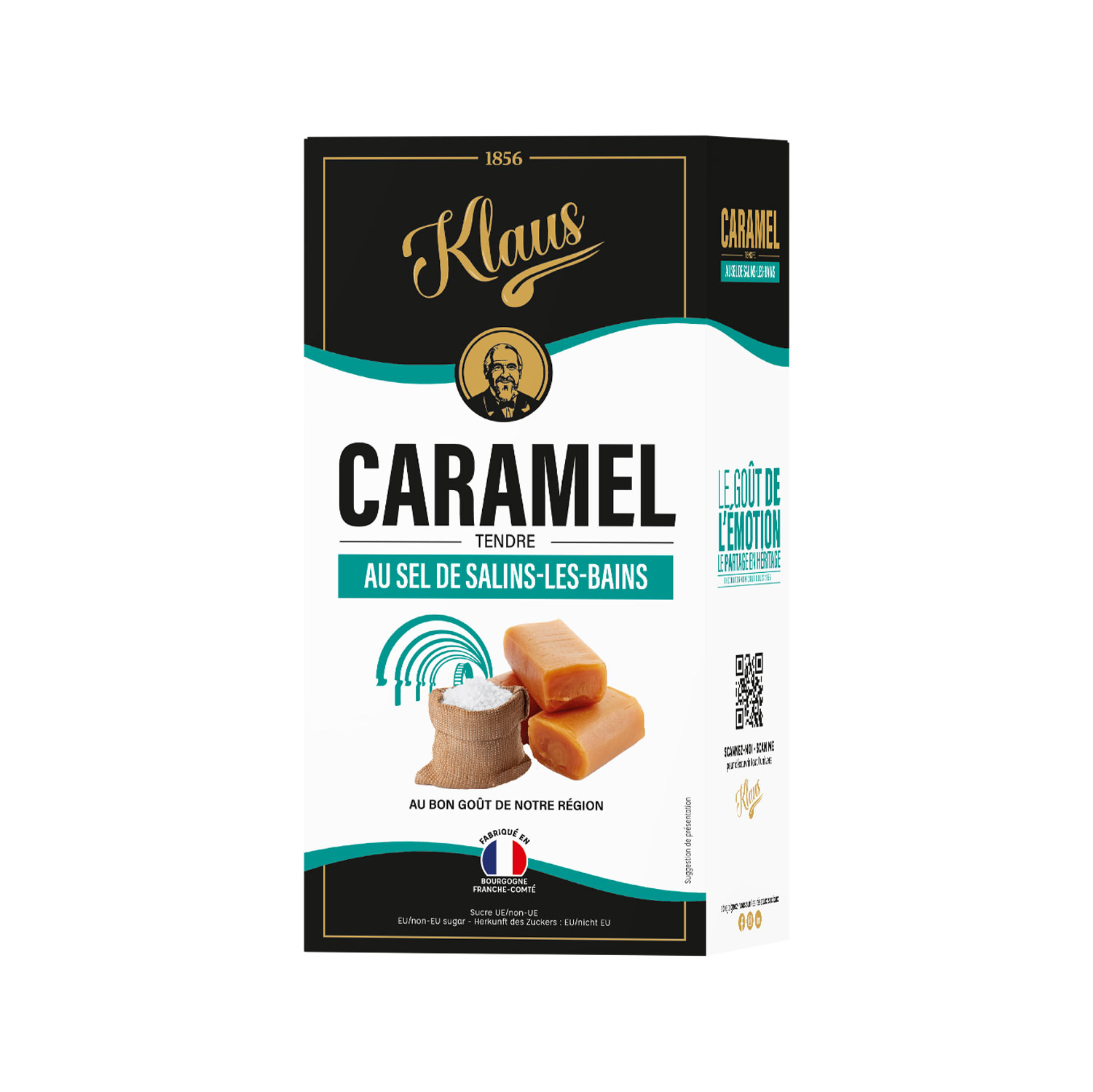 Caramels au sel de Salins-les-Bains 160g
