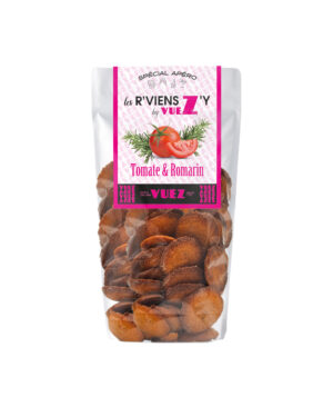 LES R'VIENS Z'Y - Biscuits Apéro Comtois Tomate Romarin 100g