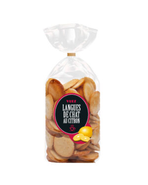 Langues de chat au citron 120g