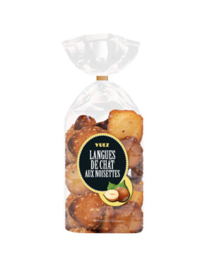 Langues de chat aux éclats de noisettes 120g