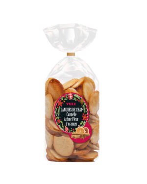 langues de Chat à la Cannelle et Fleur d'Oranger 120g