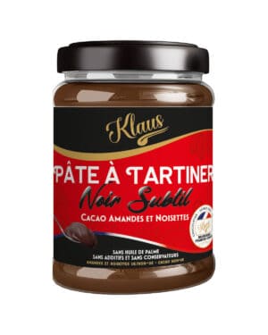 Pâte à tartiner noir subtil 220g