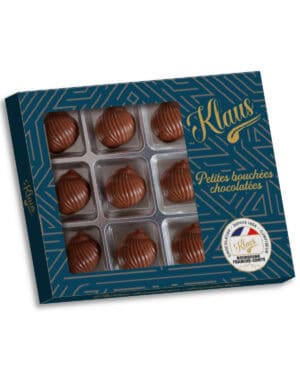 12 escargots chocolat lait fourrés praliné 130g