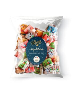Napolitains de Noël assortis en sachet 200g