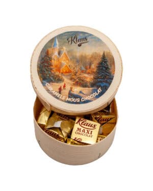 Caramels mous au chocolat en boite tradition festive 60g
