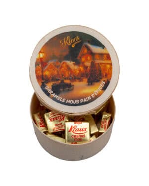 Caramels mous au pain d'épices en boite tradition festive 60g