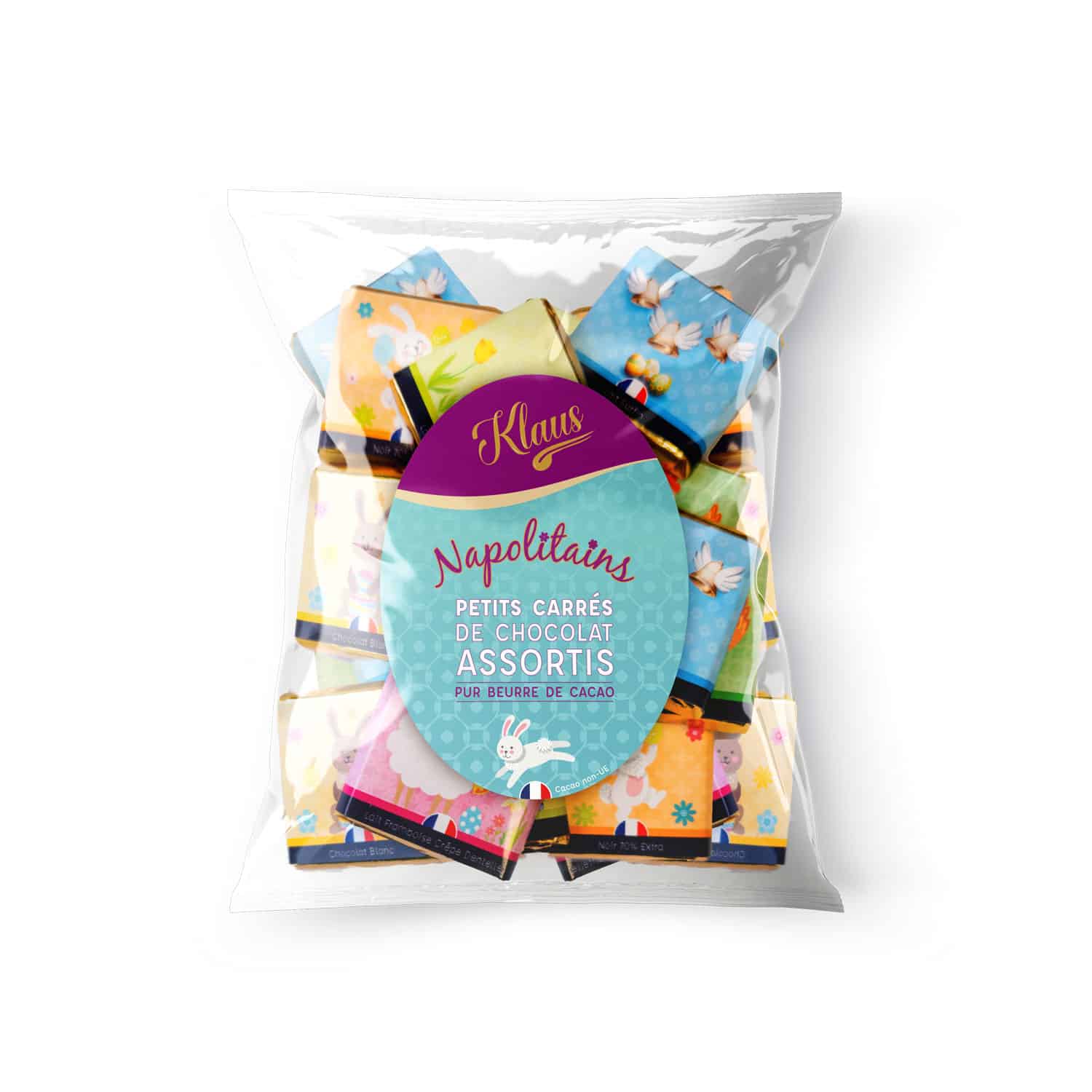 Napolitains de Pâques assortis en sachet 200g