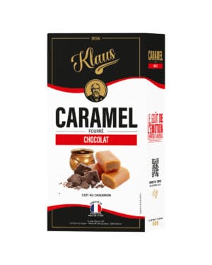 Caramels au lait frais fourrés au chocolat 160g