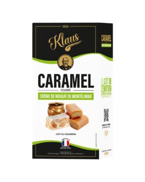 Caramels au lait frais fourrés nougat 160g