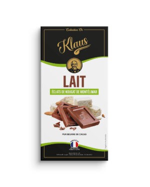 Tablette Or lait 30% éclats de nougat 100g