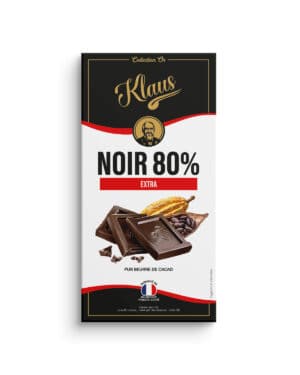 Tablette Or noir 80% extra 100g