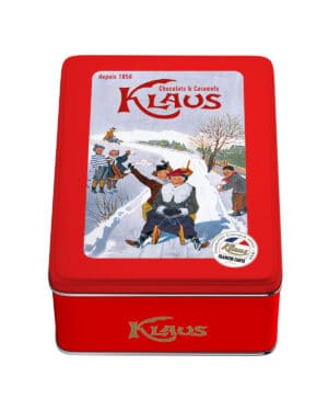 Caramels au beurre salé avec boite métal "Luge" 350g