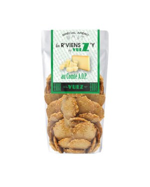 LES R'VIENS Z'Y - Biscuits Apéro Comtois Comté AOP 100g