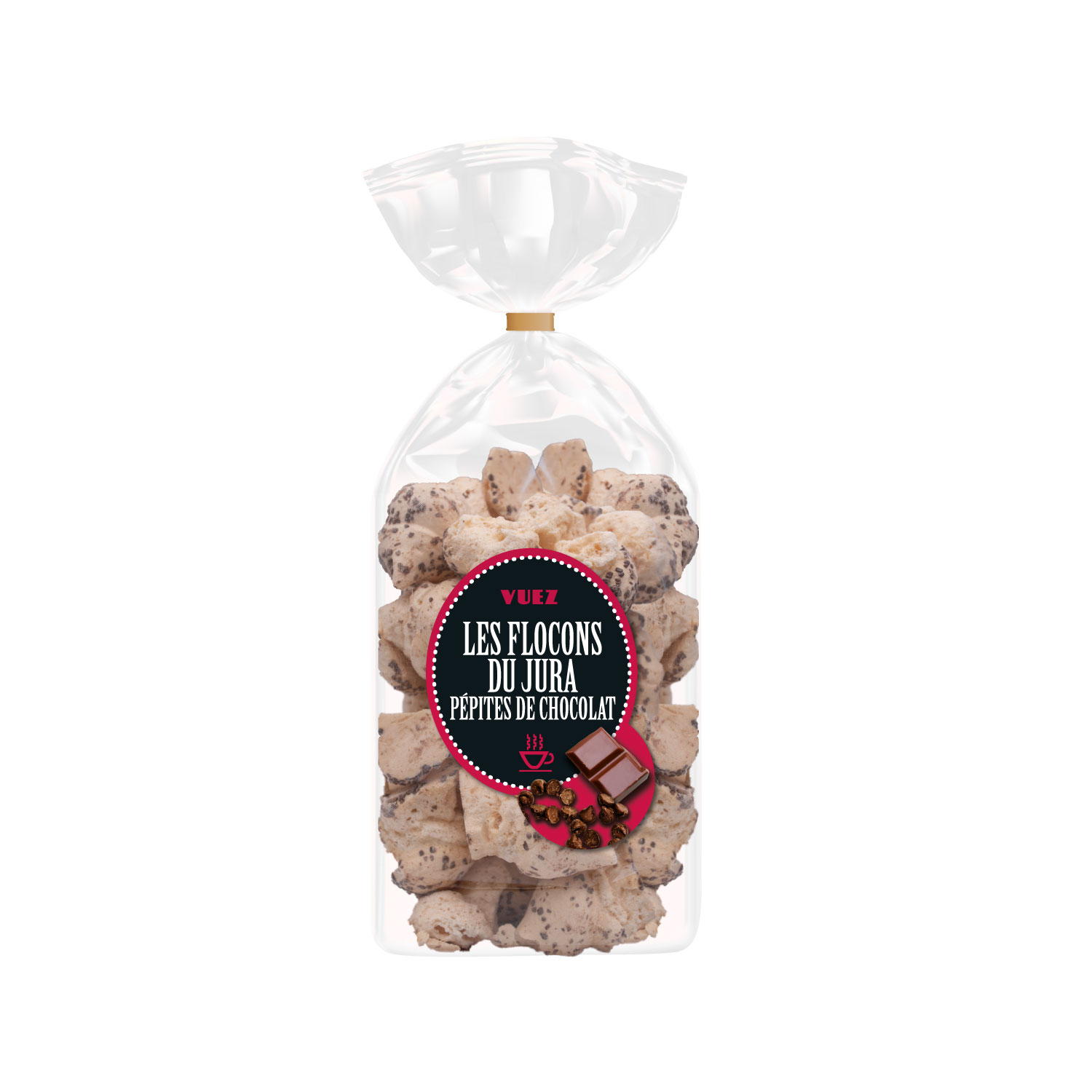 Flocons du Jura aux pépites de chocolat 100g