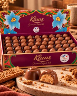 92 boules chocolat lait fourrées au Spéculoos 1kg