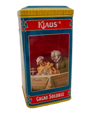 Cacao en poudre + boite métal Vintage 500g