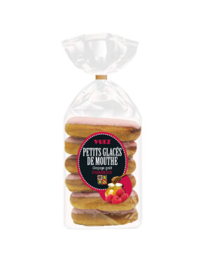 Petits glacés framboise 175g